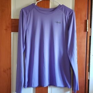 Cabela's purple long sleeved heat gear size medium